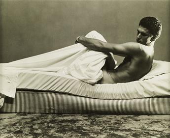 GEORGE PLATT LYNES (1907-1955) Young man (Jack Fontan) in doorway * Male nude on bed.